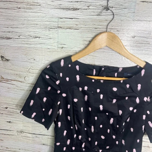 French connection size 6 dress blue pink cut out - Picture 3 of 8